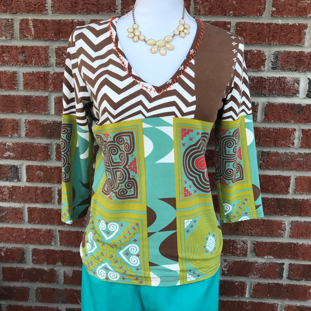 Lynn Ritchie Long Sleeve V-Neck